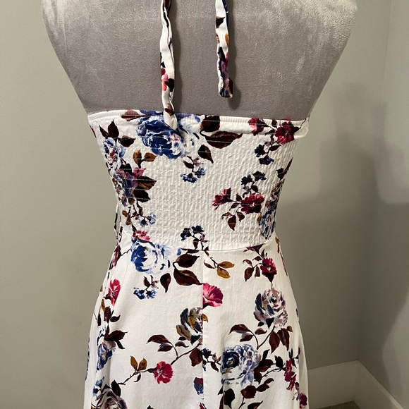 Floral Halter dress vintage style - Picture 6 of 7